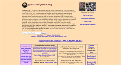 Desktop Screenshot of grassrootspeace.org